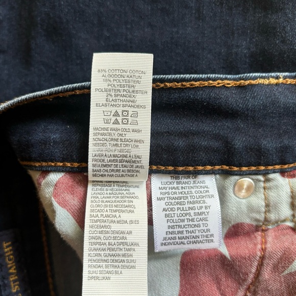Lucky Brand Brooke Straight Womens Jeans Simi Valley Blue Size 8/29 EUC - Picture 6 of 9